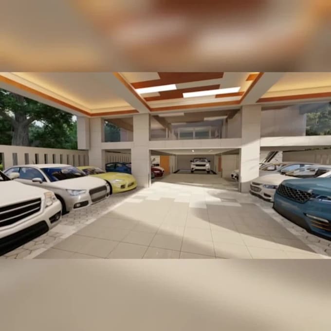 create exterior design and 3d building rendering