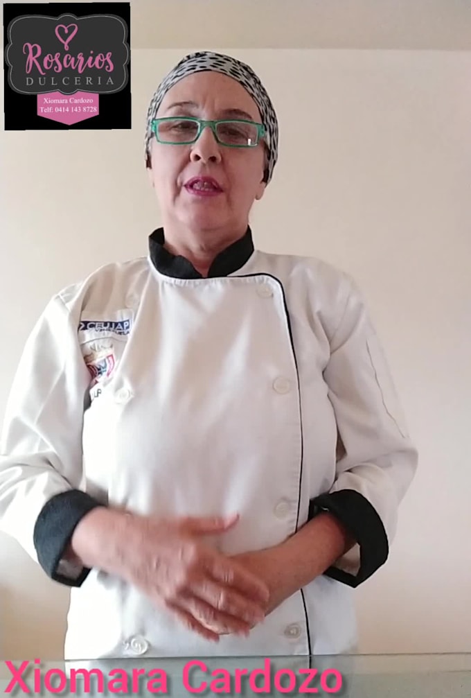 teach pastry classes and recipe videos en español