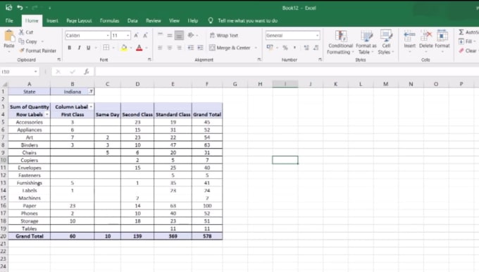 Splitting data into multiple tabs in excel by Tilabadgujar | Fiverr