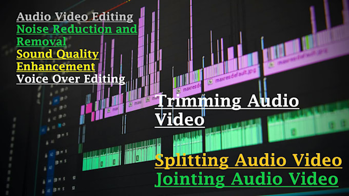 remove noise, enhance sound quality and remix and edit audio files