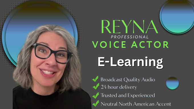 narrate your e learning project, english voice over