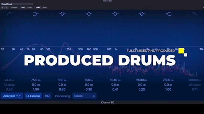 create programmed drums and percussion