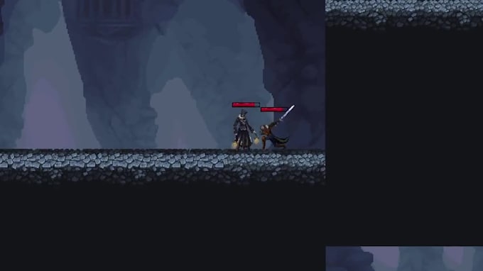 create a 2d pixel game that is interactive to play