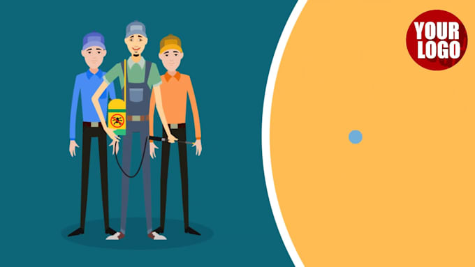 make pest control 2d animated video