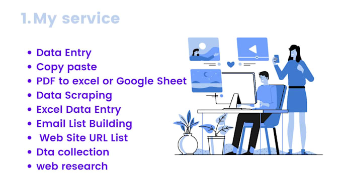 Do data entry excel scraping typing copy paste database design works by ...