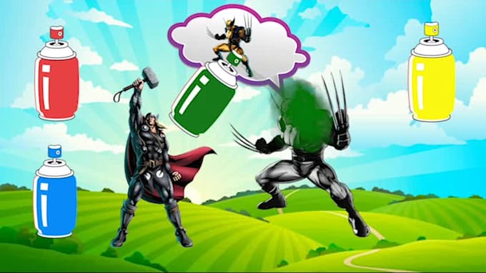 edit your wrong heads superheroes kids videos