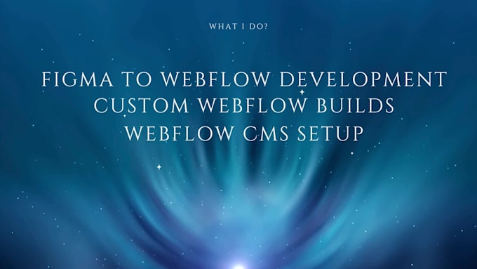 build a modern, business ready webflow site