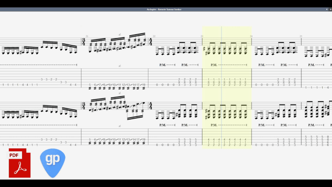 Hire a freelancer to accurately transcribe audio to guitar tabs