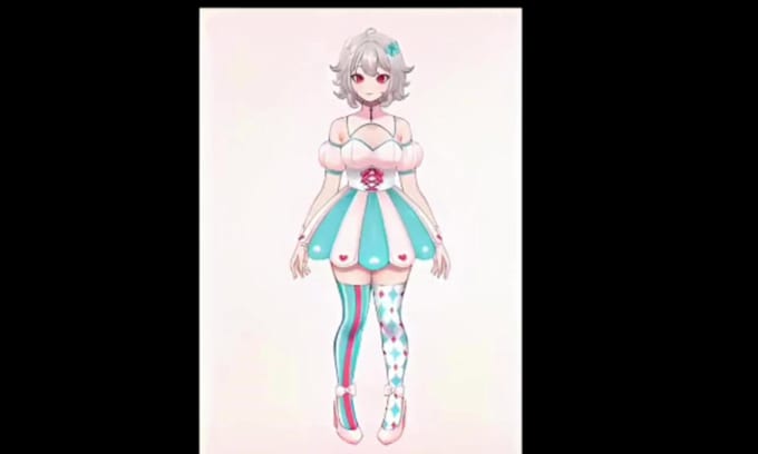 vtuber commission rig live2d 3d vtuber model vrchat anime