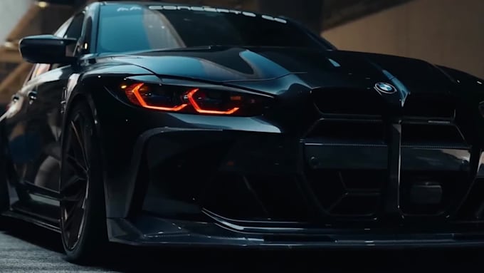 create cinematic car video edits for youtube