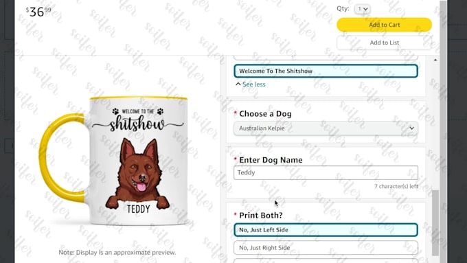 make pod product personalization in amazon