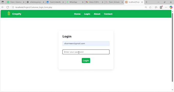 build PHP mysql admin dashboard with crud system