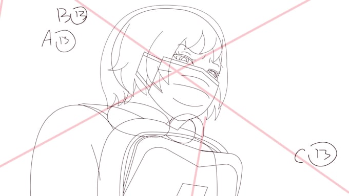 do 2d character animations key animation