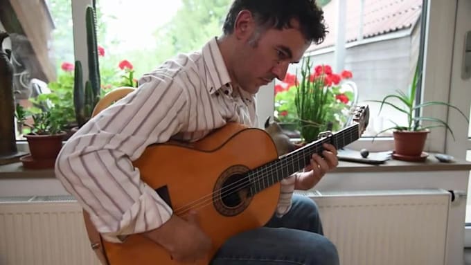 record professional flamenco solo guitar for your songs
