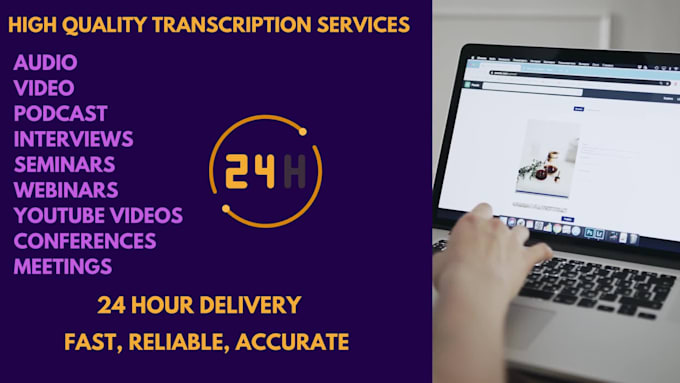 accurately transcribe audio, video and youtube transcription