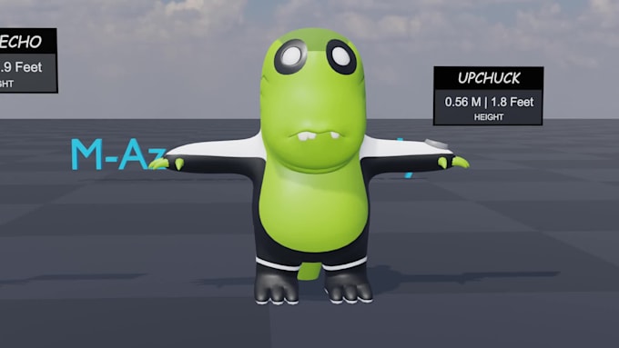 Make 3d size comparison video for you by Mazeemj | Fiverr