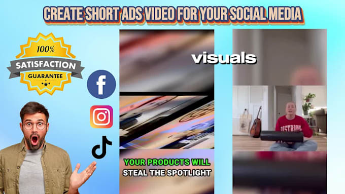 create shopify dropshipping video ads for tik tok facebook instagram video ads
