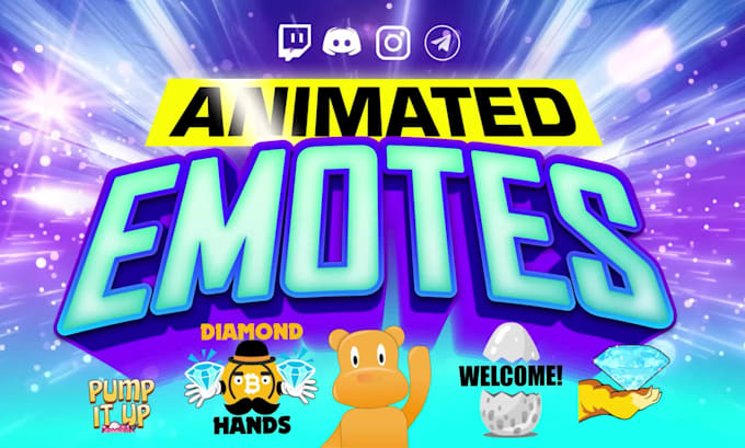create animated GIF stickers, emotes for instagram, facebook, twitch or giphy