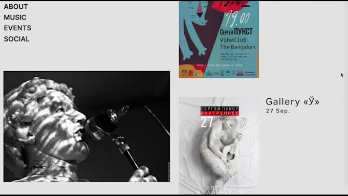 design and develop a responsive website on readymag