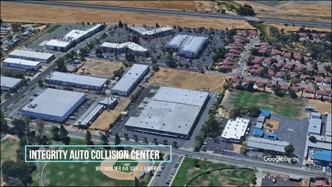fly in google earth animation real estate video using aerial footage