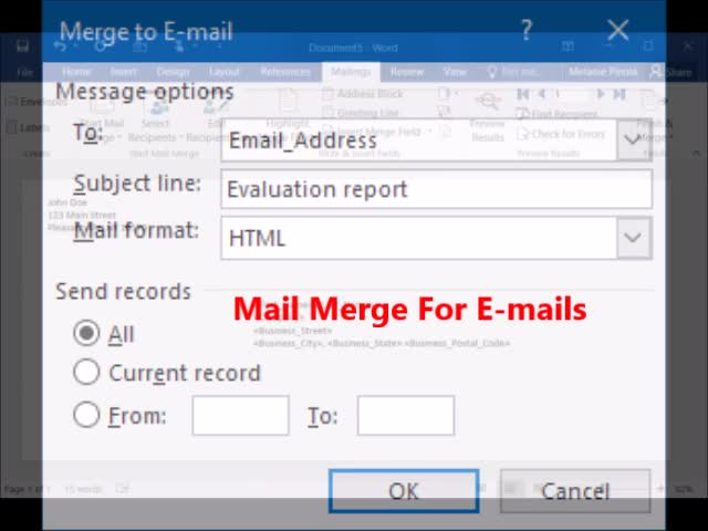 office 2016 mail merge labels from excel