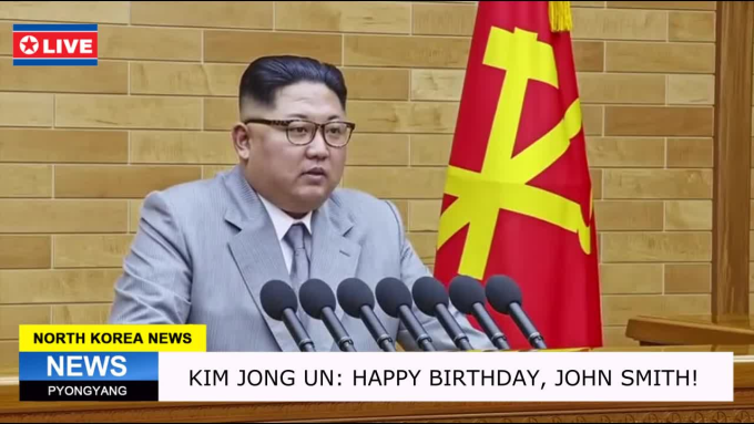 Wish a happy birthday from kim jong un by Valtermedia