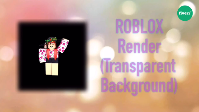 Provide You With A Gfx Of Your Roblox Character For Youtube By - transparent transparent background roblox character