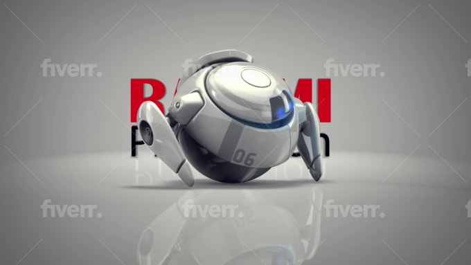 Give Logo Reveal With 2 Wall E Like Robots By Xblackout Fiverr