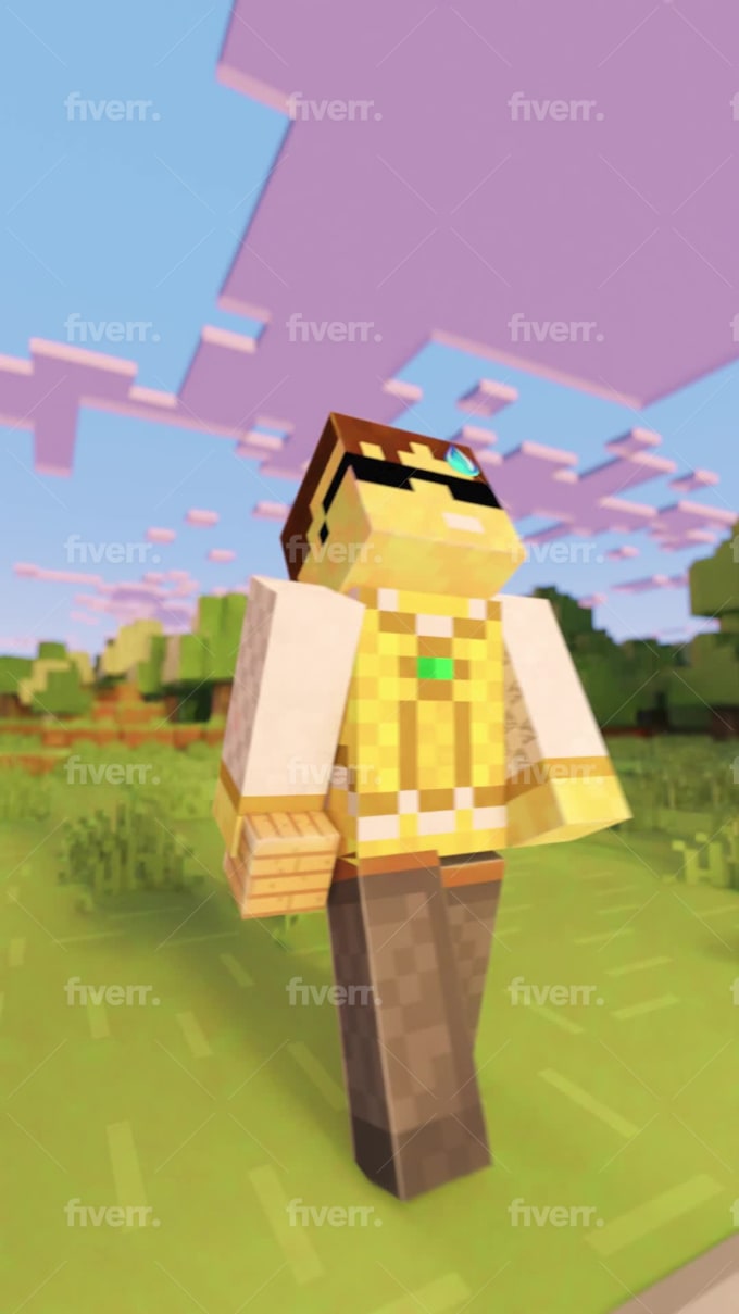 Créer des animations minecraft pour vous courts métrages youtube, tiktok