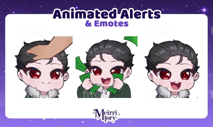 Animation Emote/Alerts – IllustCafe