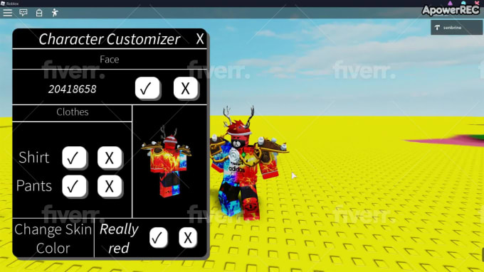 Script Anything For Your Roblox Game By Elworr Fiverr - roblox change skin color script