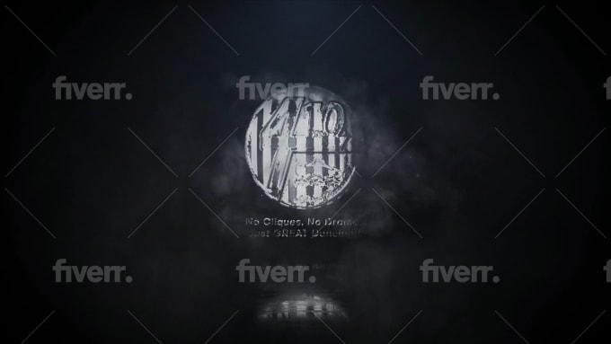 Cinematic Glossy Smoke Logo Revealing Animation For Hive Logo