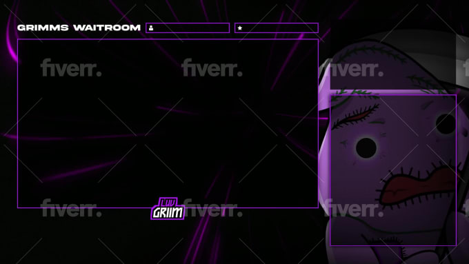 Create just chatting, intermission screen for twitch by