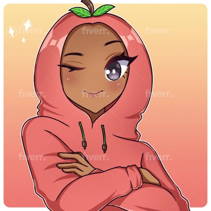 Draw anime profile picture, avatar, icon, for your twitch by Meirritory