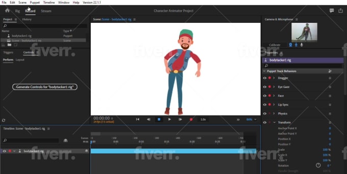 Create adobe character animator puppet file by Aboutuaf | Fiverr