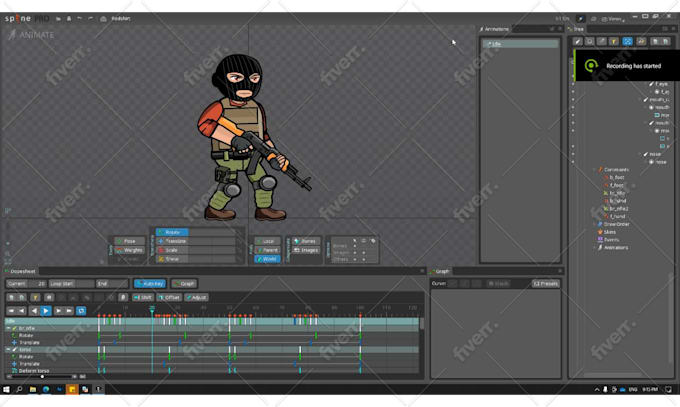 Make animation for your 2d character with spine by Hiepanim | Fiverr Make animation for your 2d character with spine by Hiepanim | Fiverr