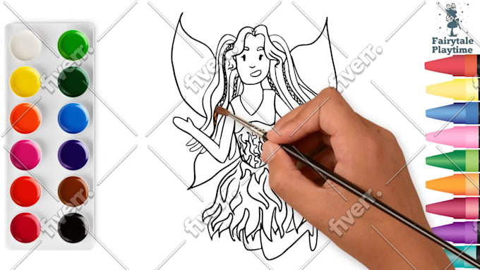 Make 55 simple coloring pages videos for youtube kids by ...