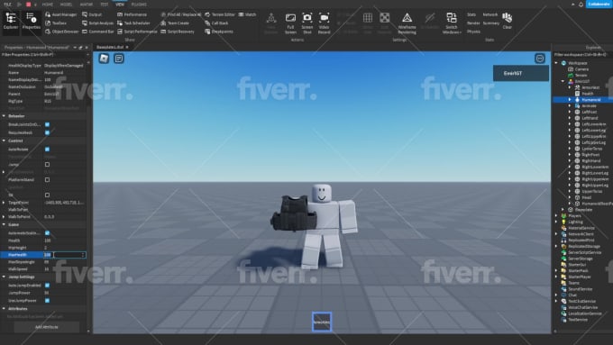 I will build full roblox game with script, map and be your scripter -  FiverrBox