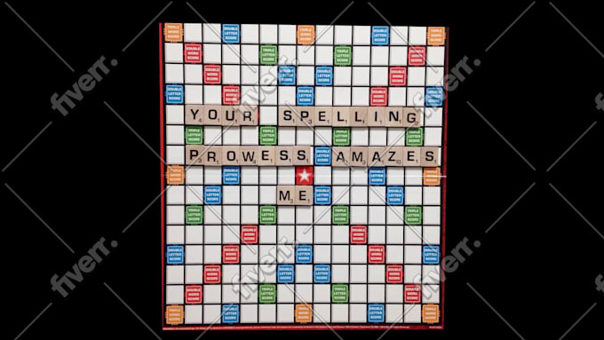 Create Animation Video With Scrabble Tiles By Happyvideo Fiverr