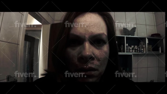 Galvanictouch: I will create a Scary Face Video Effect with SFX for $25 on