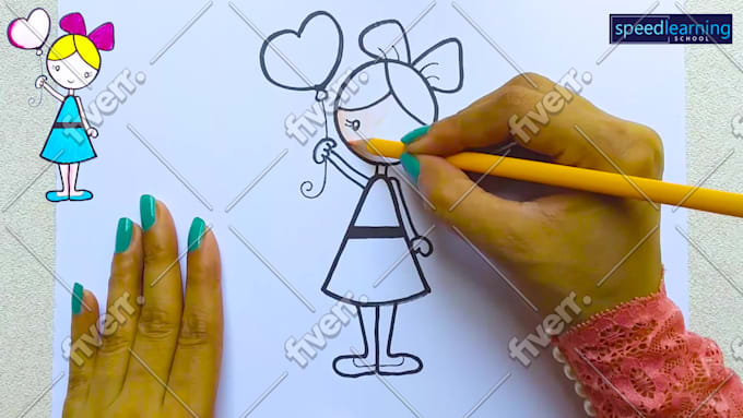 Make kids coloring pages and drawing learning videos by ...