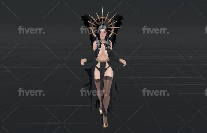 Create a vrchat model from a design or images by Mikkanyan