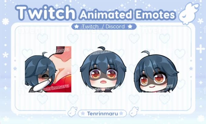 Draw anime emotes for your twitch, discord by Deaduse4name | Fiverr
