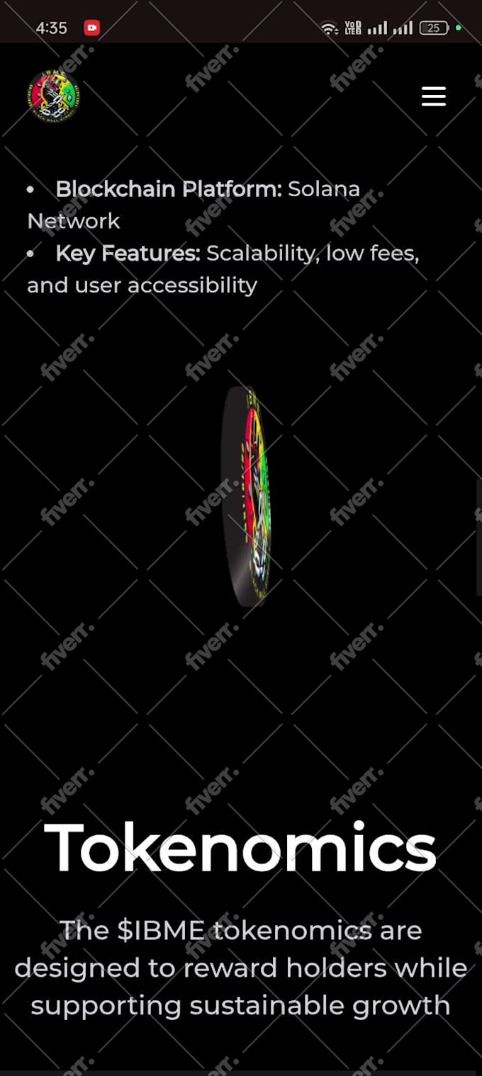 Create crypto token website,memecoin website by Sadi_ahnaf | Fiverr