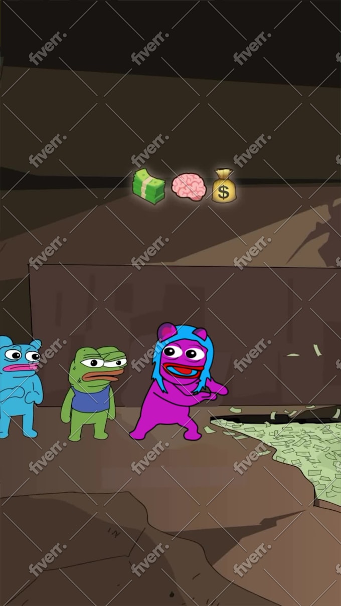 Do meme coin animation like ponke meme animation, meme coin promotion by  Dprasad926fiver | Fiverr