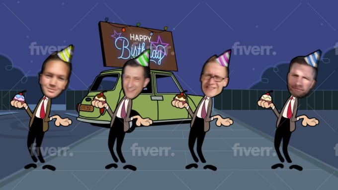 Make you dance like mr bean in funny happy birthday video by Raventl |  Fiverr