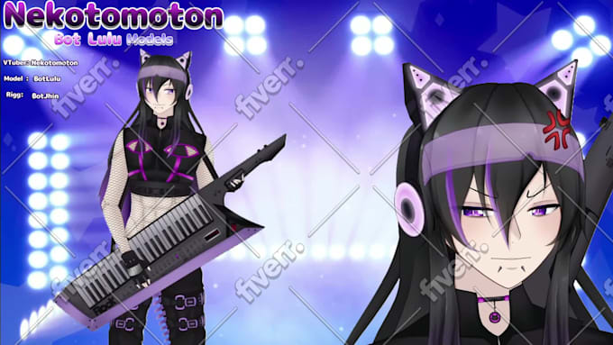 anime drawing or vtuber rigging