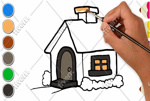 Do kids coloring pages video for youtube channel by Picretouch
