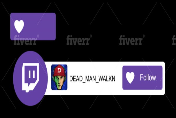 Create your twitch follow animation by Mekashikato