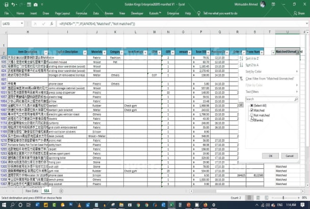 Build and redesign your custom excel spreadsheet by Ma_mohin